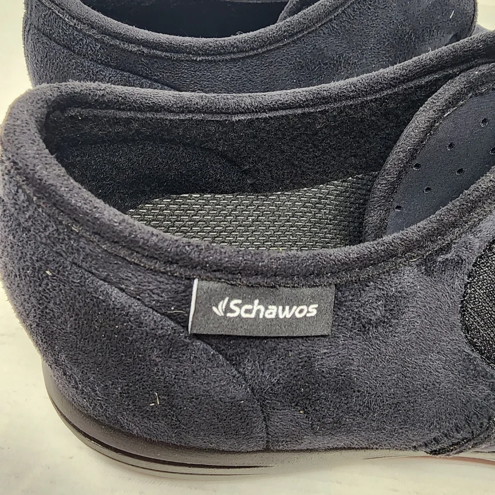 New Schawos Comfort Shoe Black Orthopedic Stretch Diabetic‎ Shoe Size 11.5